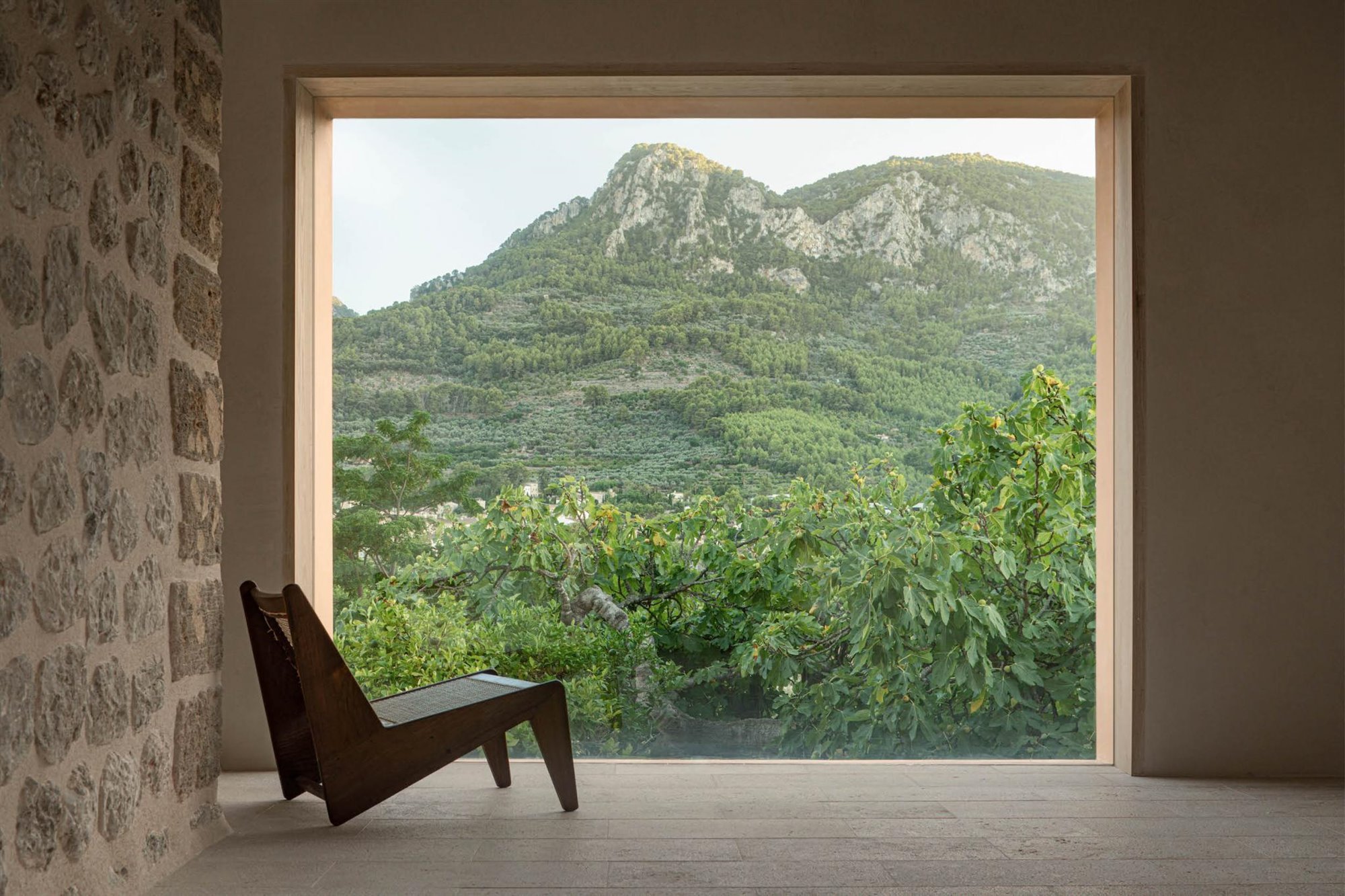 Casa de campo moderna en Soller Mallorca vistas de la montaña