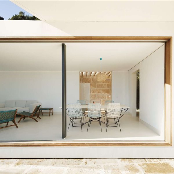 Casa de piedra en Mallorca salon
