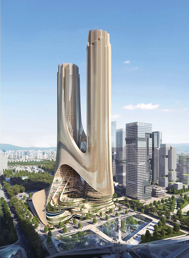 rascacielos shenzhen torre C Zaha Hadid