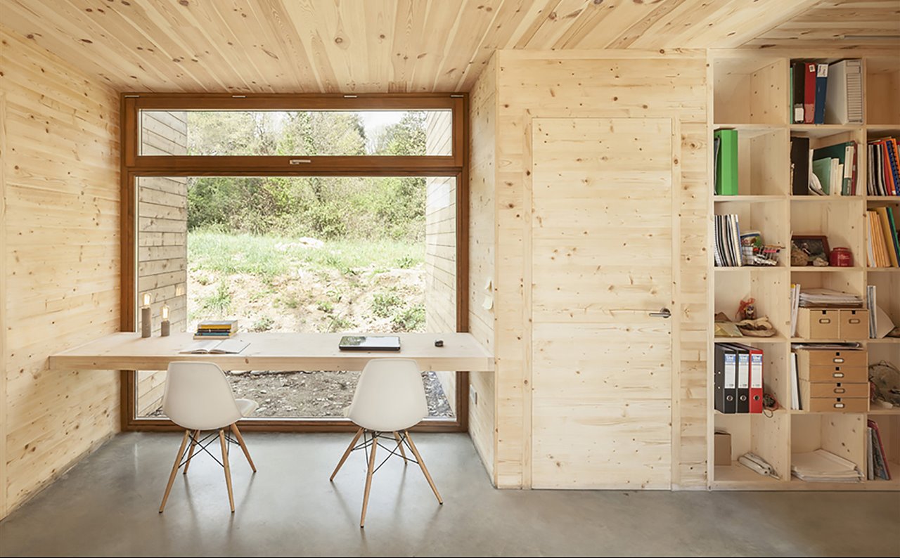 Casa bioclimática GG, Santa Maria de Palautordera (Barcelona), de Alventosa Morell Arquitectes.
