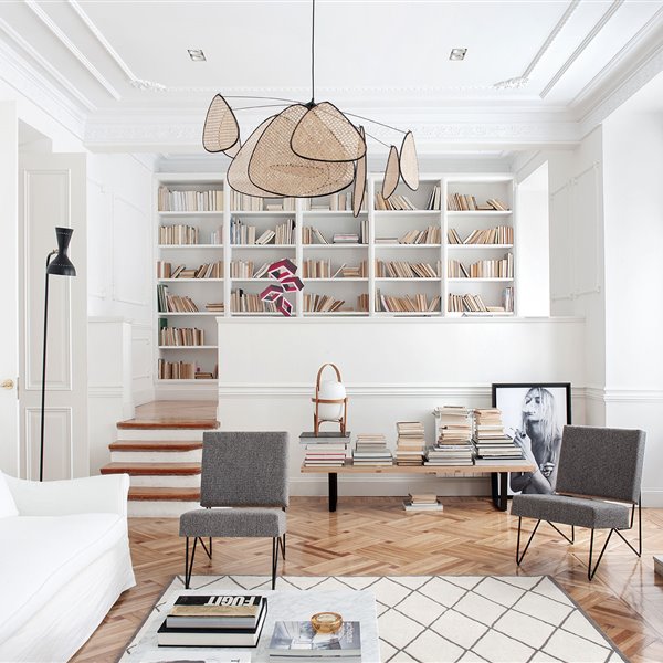 Una moderna casa junto al Retiro en Madrid con espíritu señorial