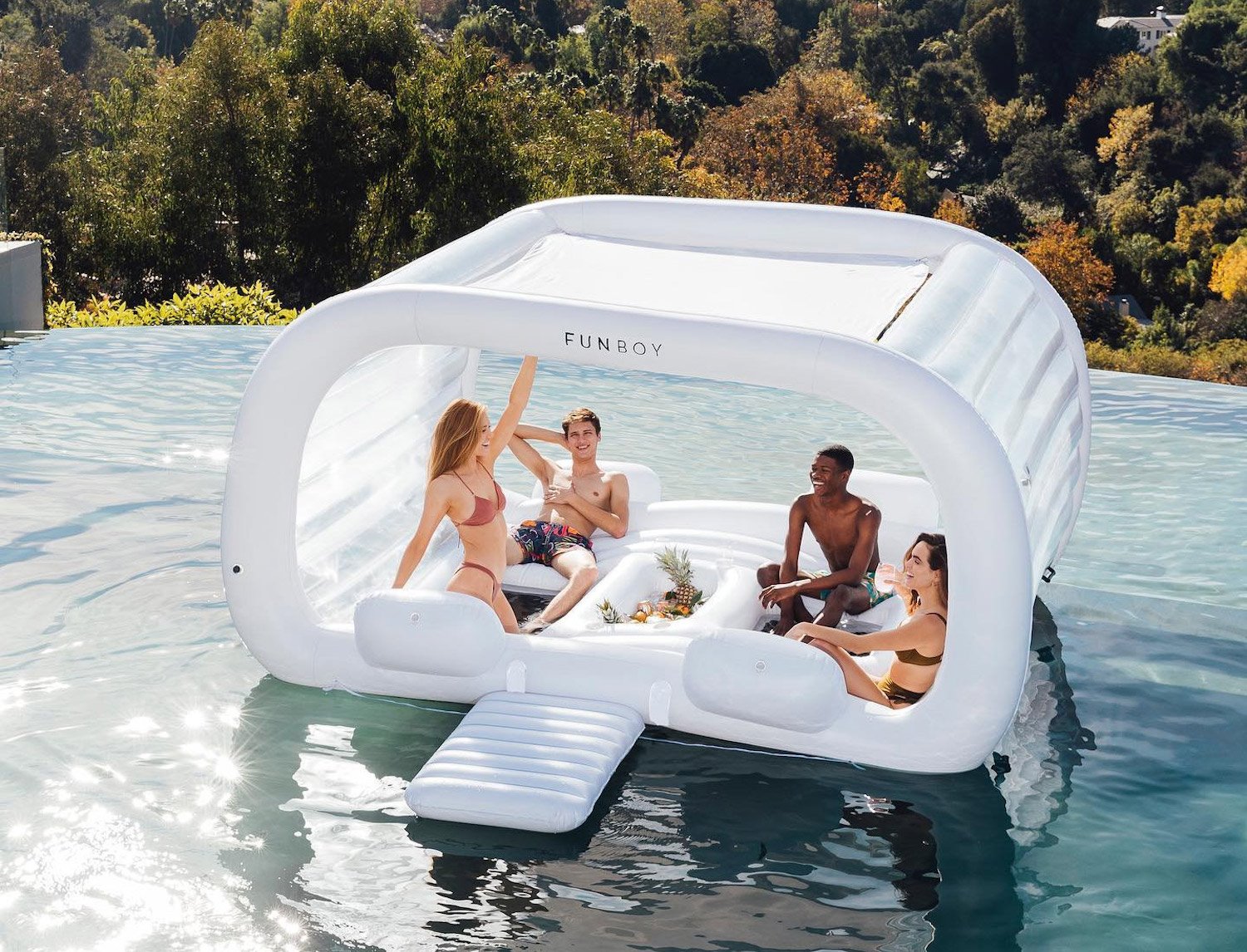 Flotador hinchable piscina o playa cabaña varias personas
