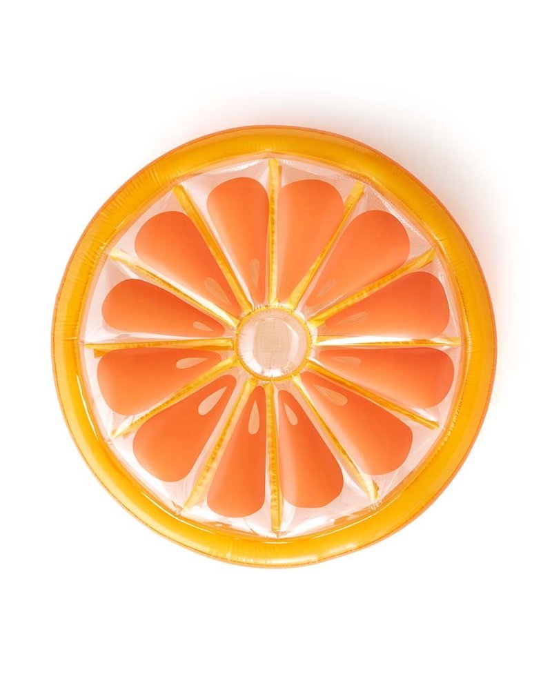 Flotador hinchable piscina o playa naranja