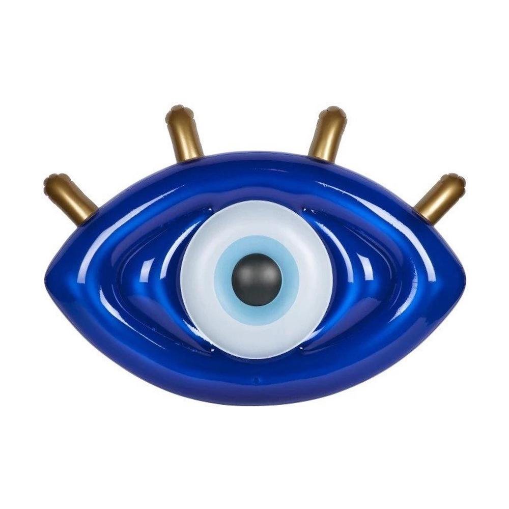 Flotador hinchable piscina o playa ojo suerte azul