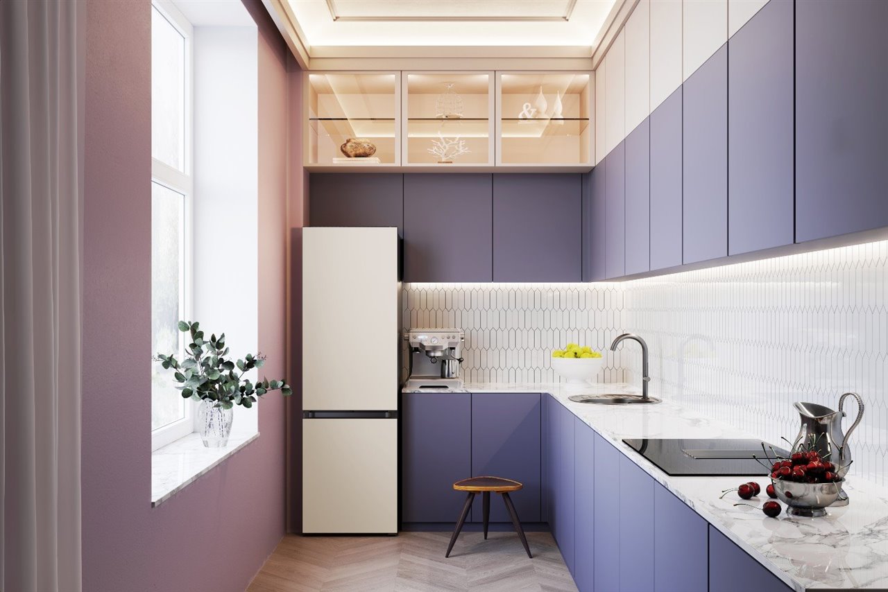 Disponible en modelos de una puerta o dos, Bespoke de Samsung se ajusta a todas tus necesidades.