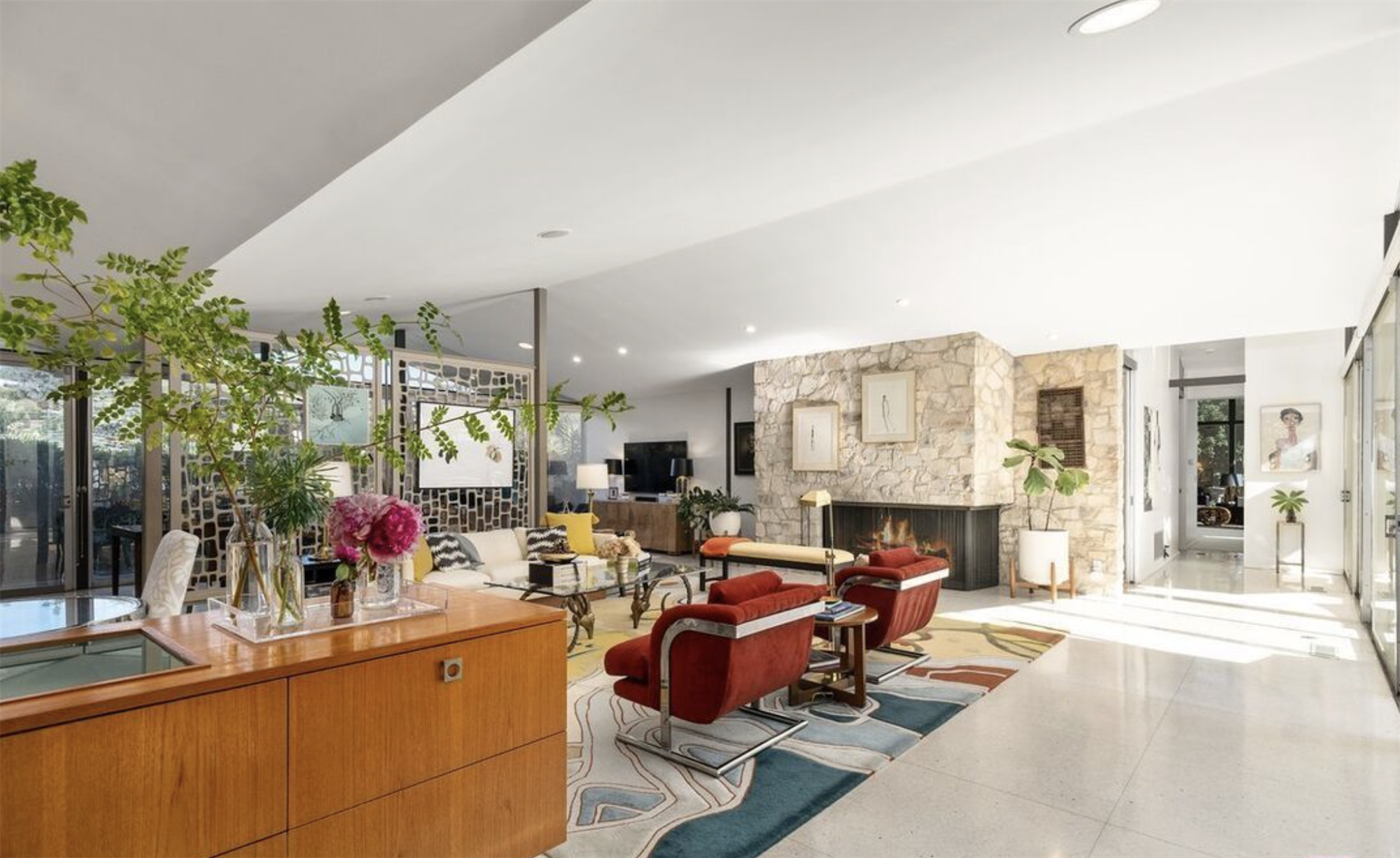 Casa de la actriz de la serie Modern Family Julie Bowen salon