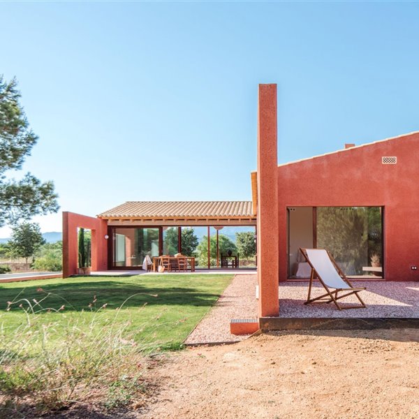 casa en Mallorca cesped jardin