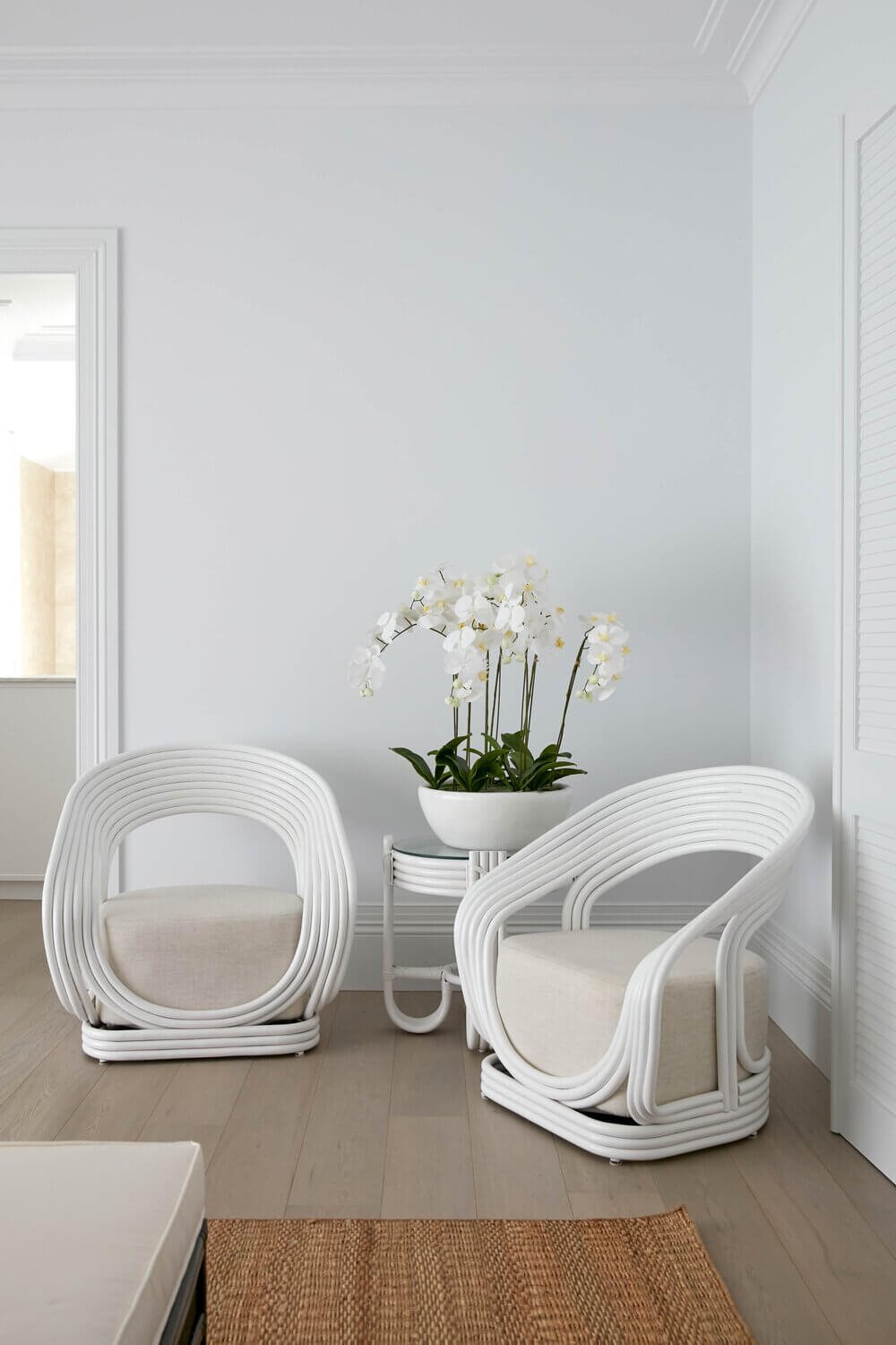 Rincón de diseño en el dormitorio