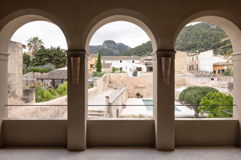 casa en Mallorca arcos piscina