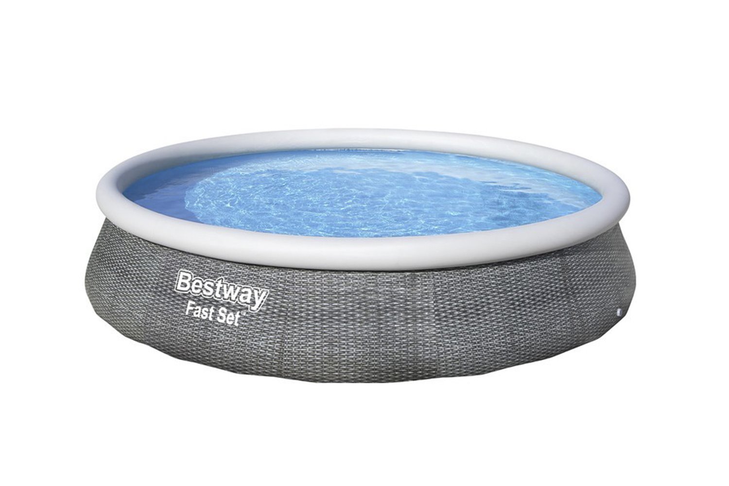 Piscina hinchable moderna gris