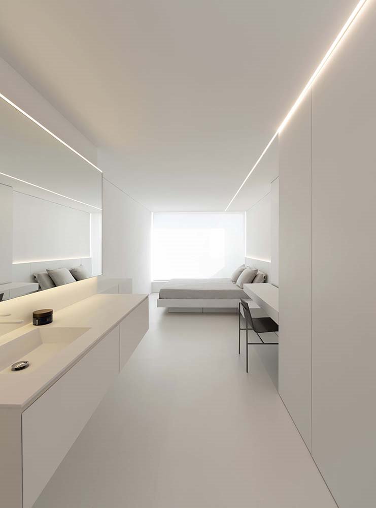 FRAN SILVESTRE ARQUITECTOS ÀTIC BLANC dormitorio