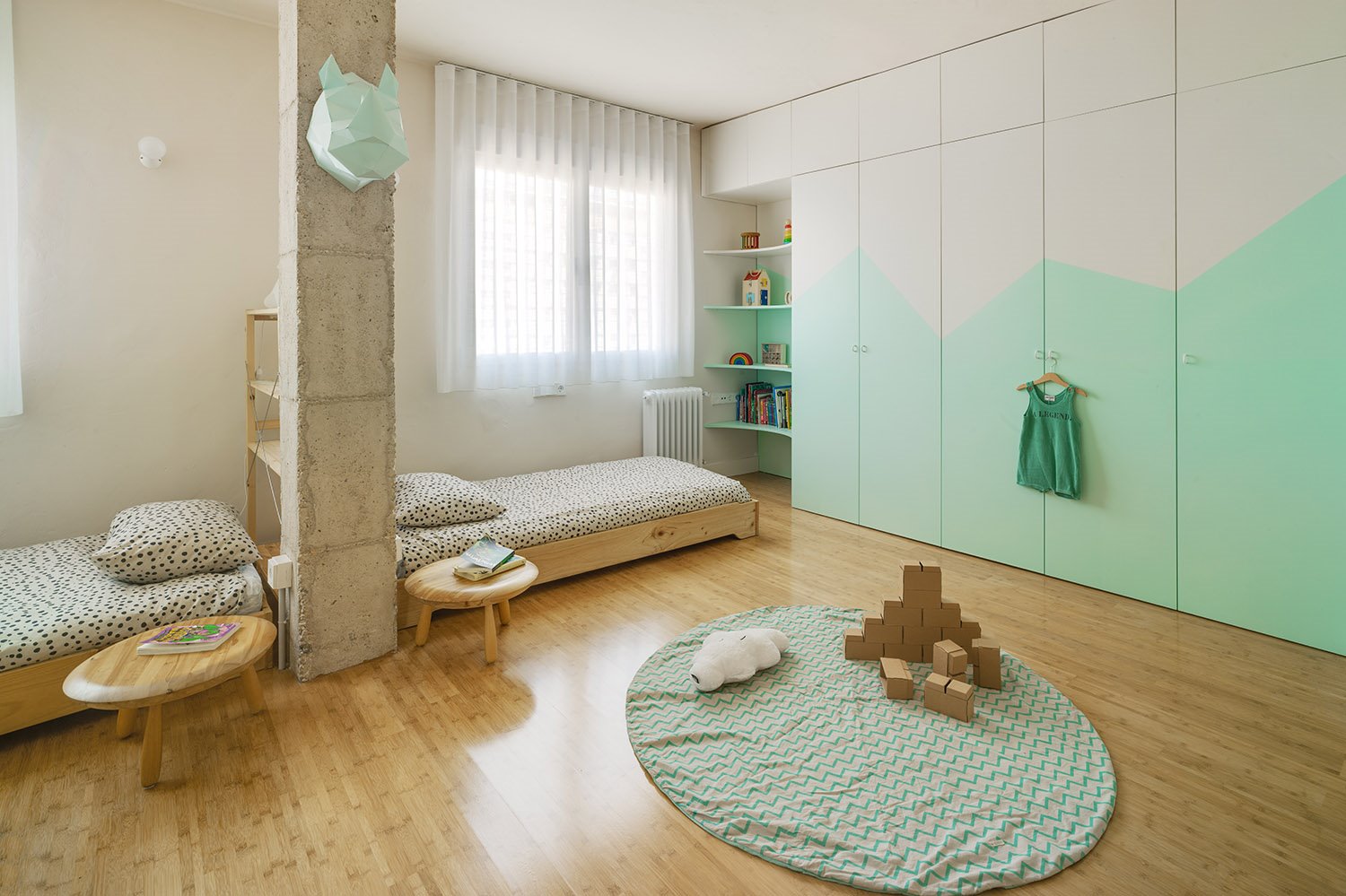 casa mo laura ortín habitación infantil