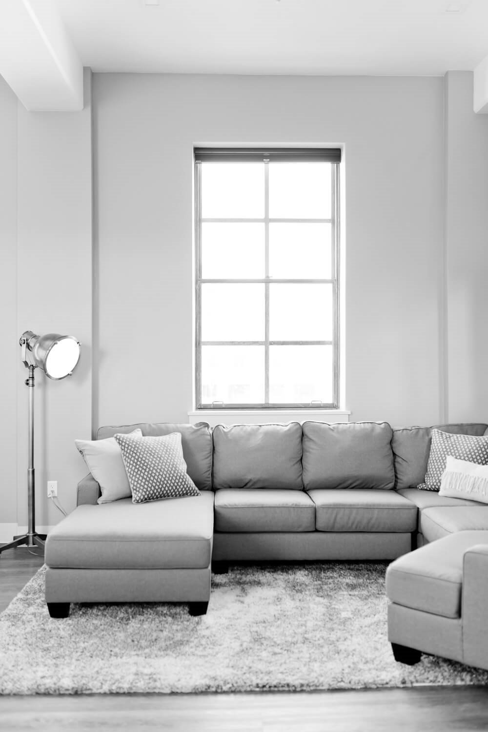Salón en gris