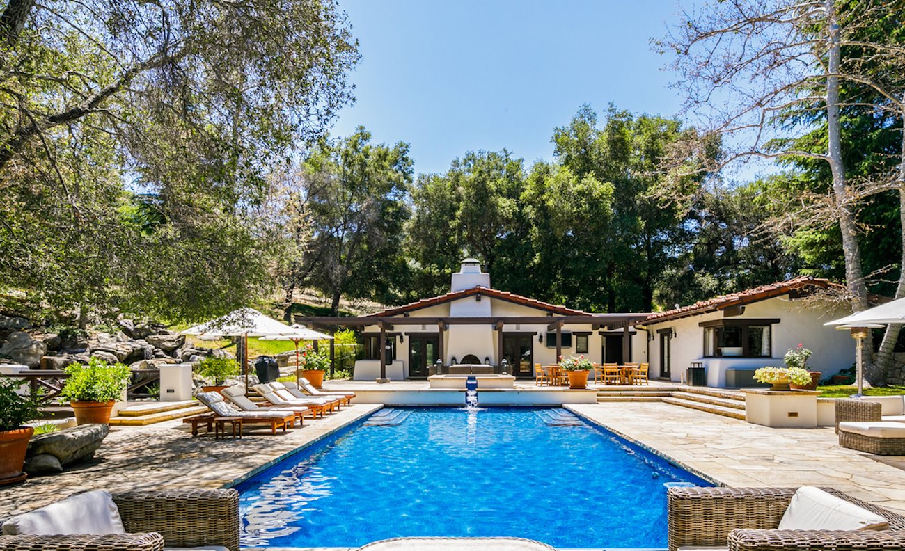 Casa cantante Halsey piscina