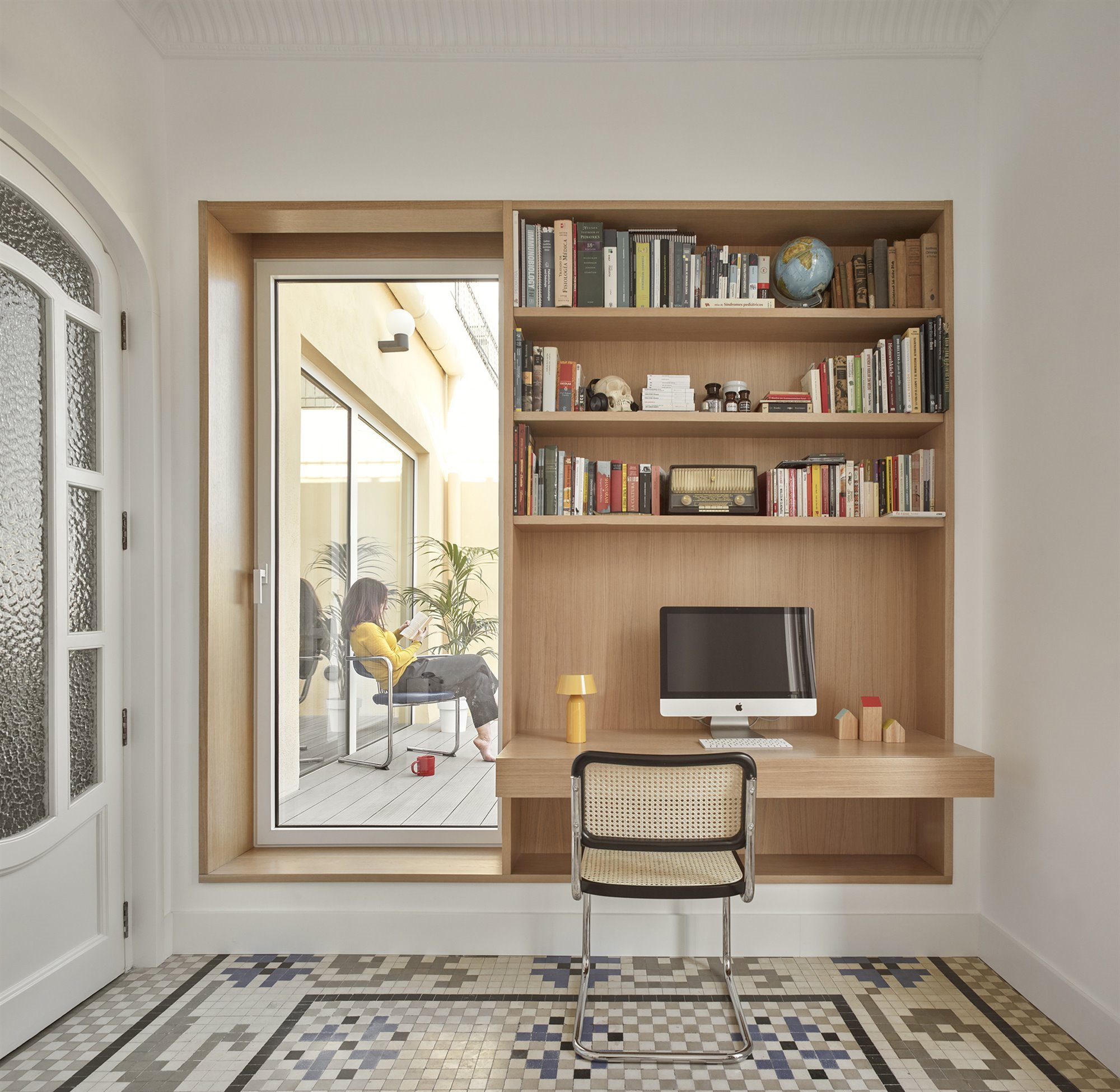 casa en valencia escritorio y terraza