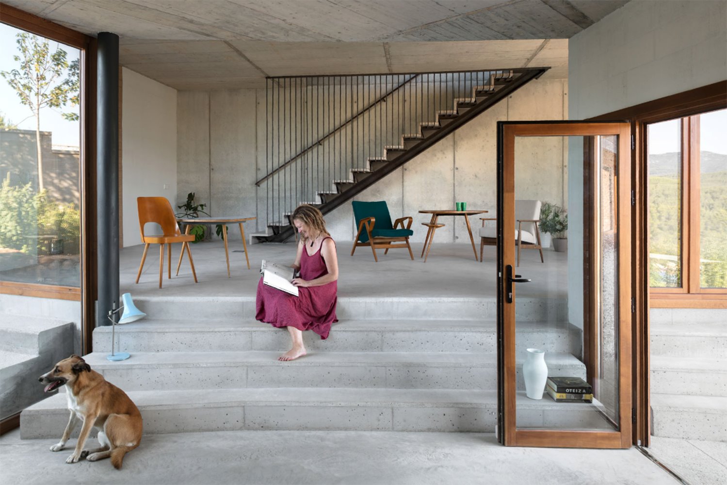 casa pasiva y bioclimática en el bosque del Garraf5