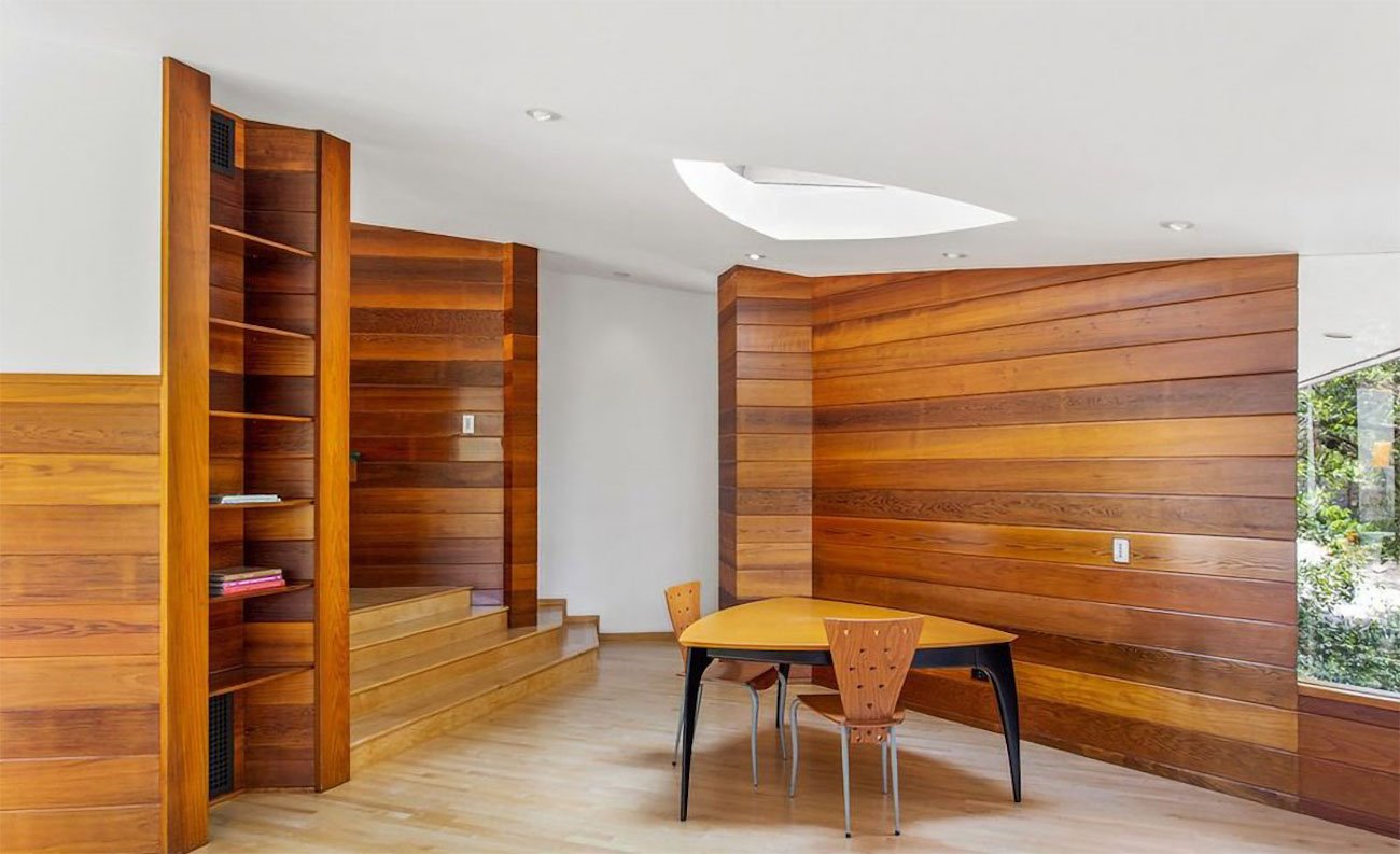 Casa Anwar Hadid madera comedor