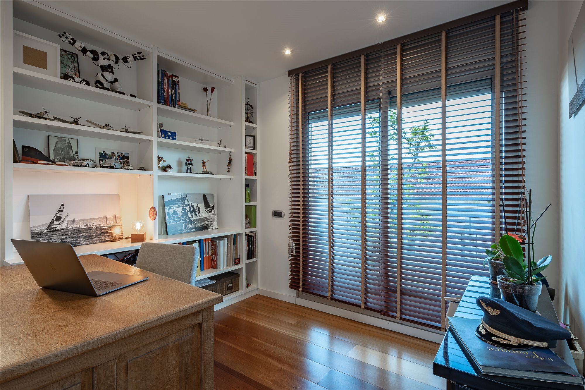 1 zona de estudio casa moderna barcelona