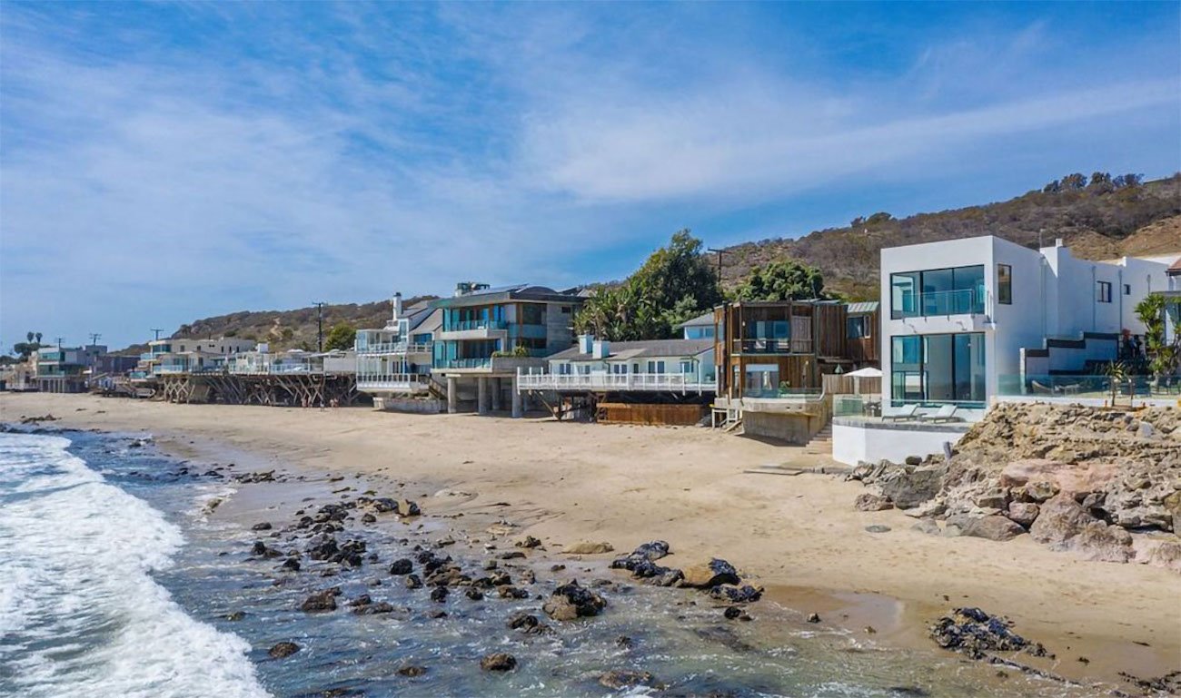Casa cantante Pink Malibu playa