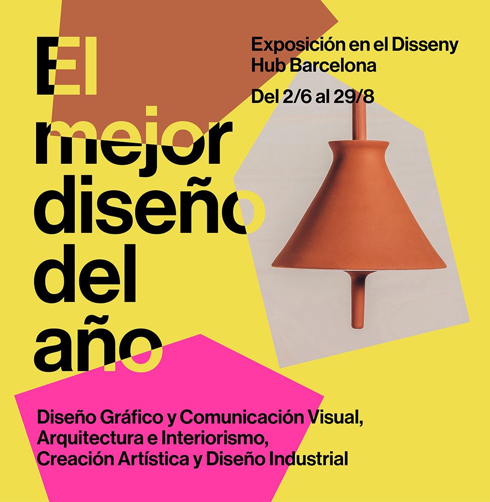 Cartel de la exposición El Mejor Diseño del Año 2021.