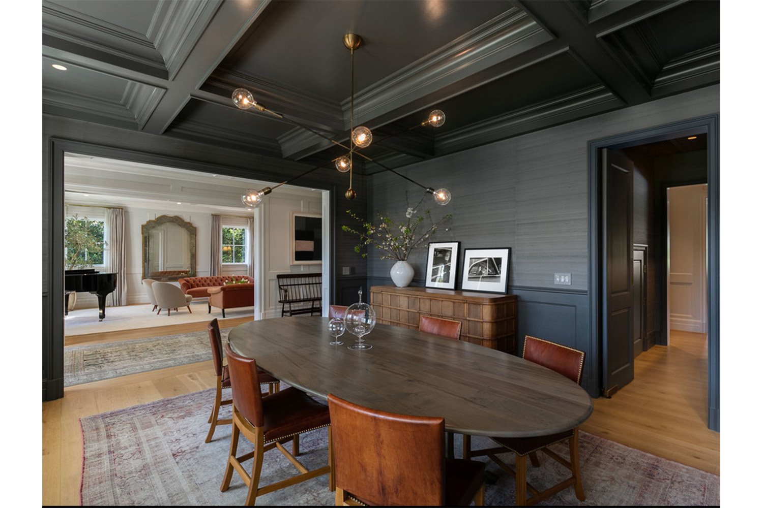 Casa de la actriz de Anatomía de Grey Jessica Capshaw comedor