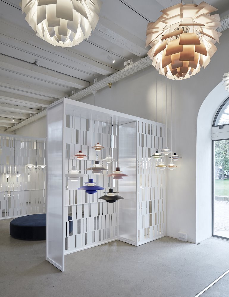 DStudio Copenhague espacio Louis Poulsen lámparas