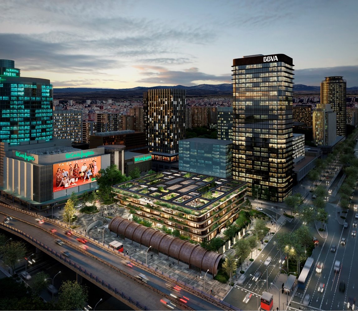 El edificio se levantará al lado de El Corte Inglés de Castellana, en el último solar disponible en la zona de Azca.