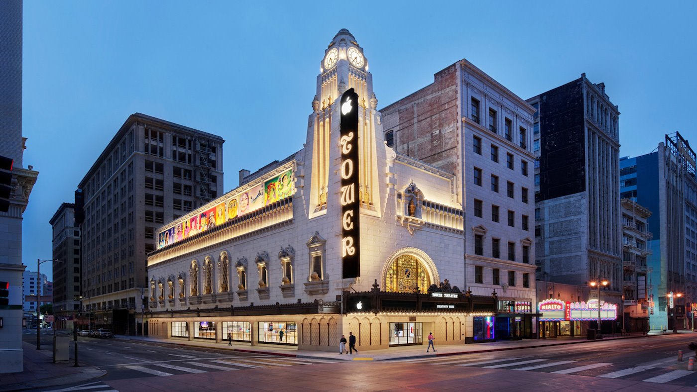 Tienda Apple en el Tower Theatre de Los Ángeles de Foster + Partners