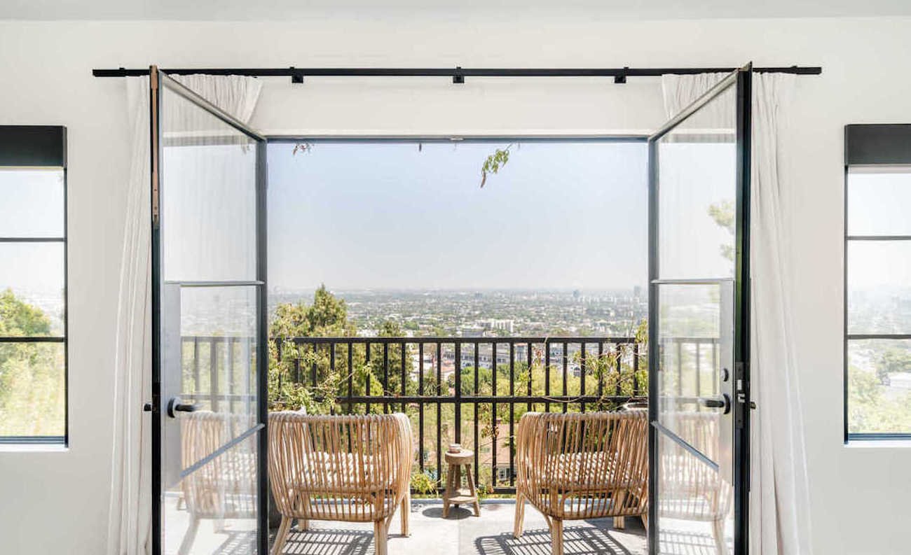 Casa castillo Norman Reedus y Diane Kruger terraza