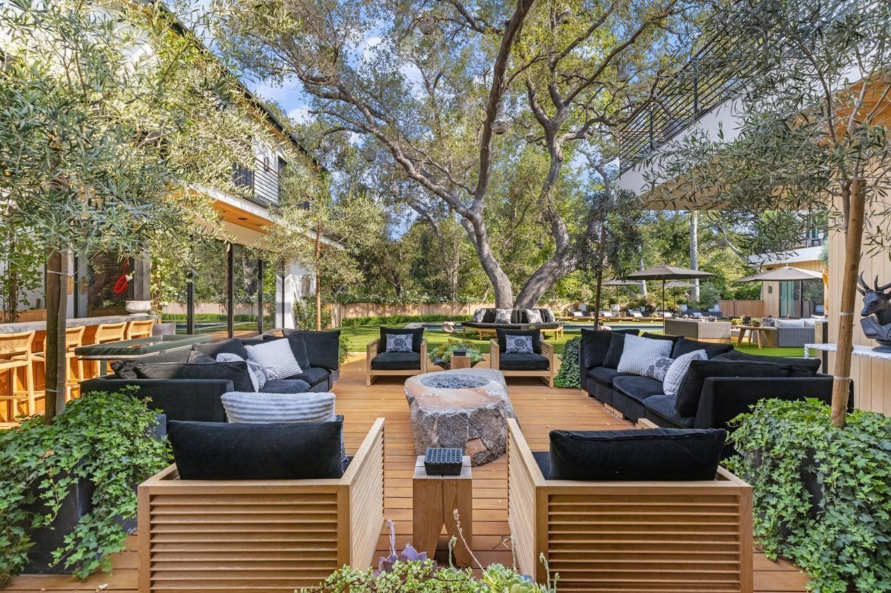 Casa Joe Jonas y Sophie Turner terraza