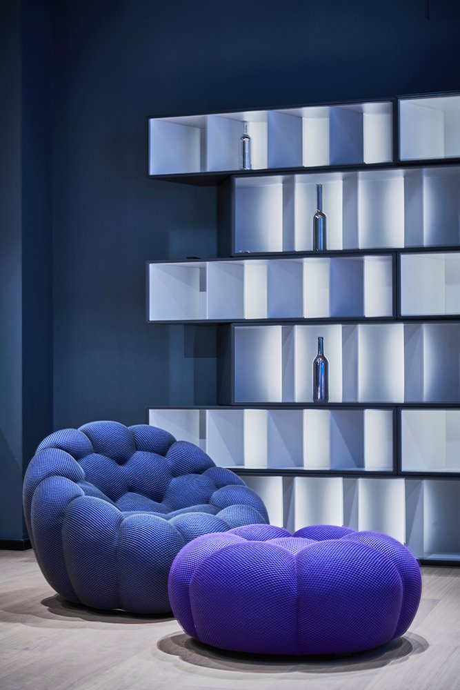 La colección Bubble, de Sacha Lakic, es otro de los protagonistas del showroom.