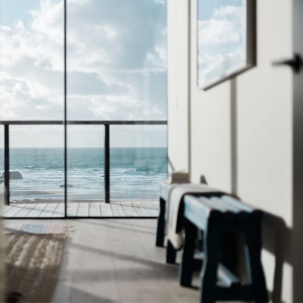 Una moderna casa de vacaciones en Cornualles con las mejores vistas al mar