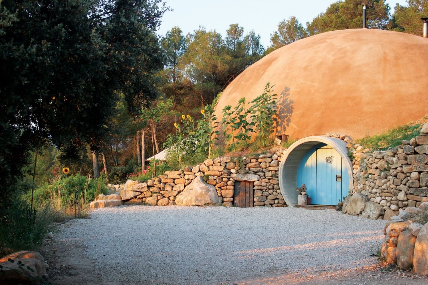 Casa El Caracol redonda en el Matarraña