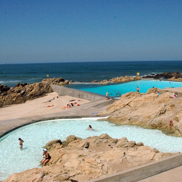 Las piscinas de Marés en Leça de Palmeira Portugal