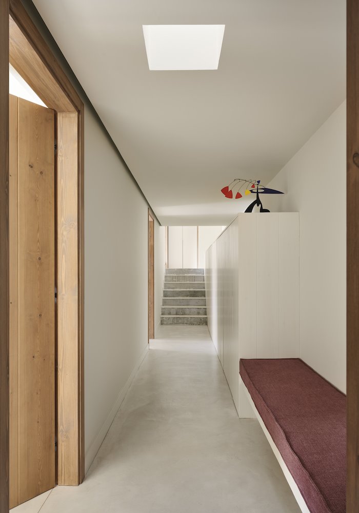 Casa moderna en la costa brava entrada recibidor