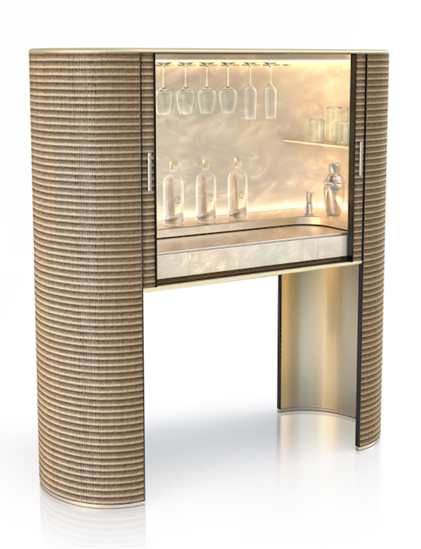 El nuevo mueble bar de Armani Casa, digno de la serie Mad Men