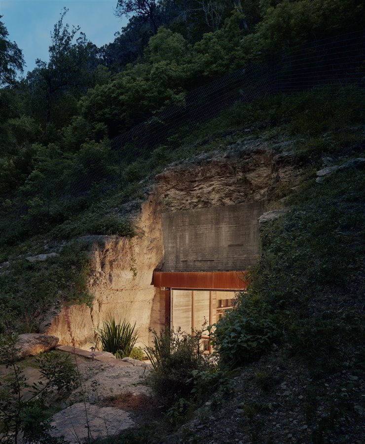 Bodega cueva en Texas de de B. K. Architects