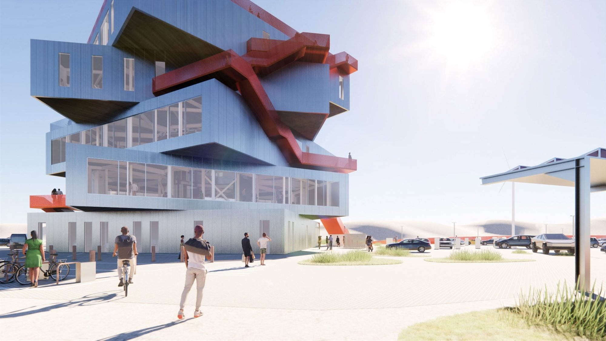 Harbour Experience Centre de MVRDV en el puerto de Rotterdam