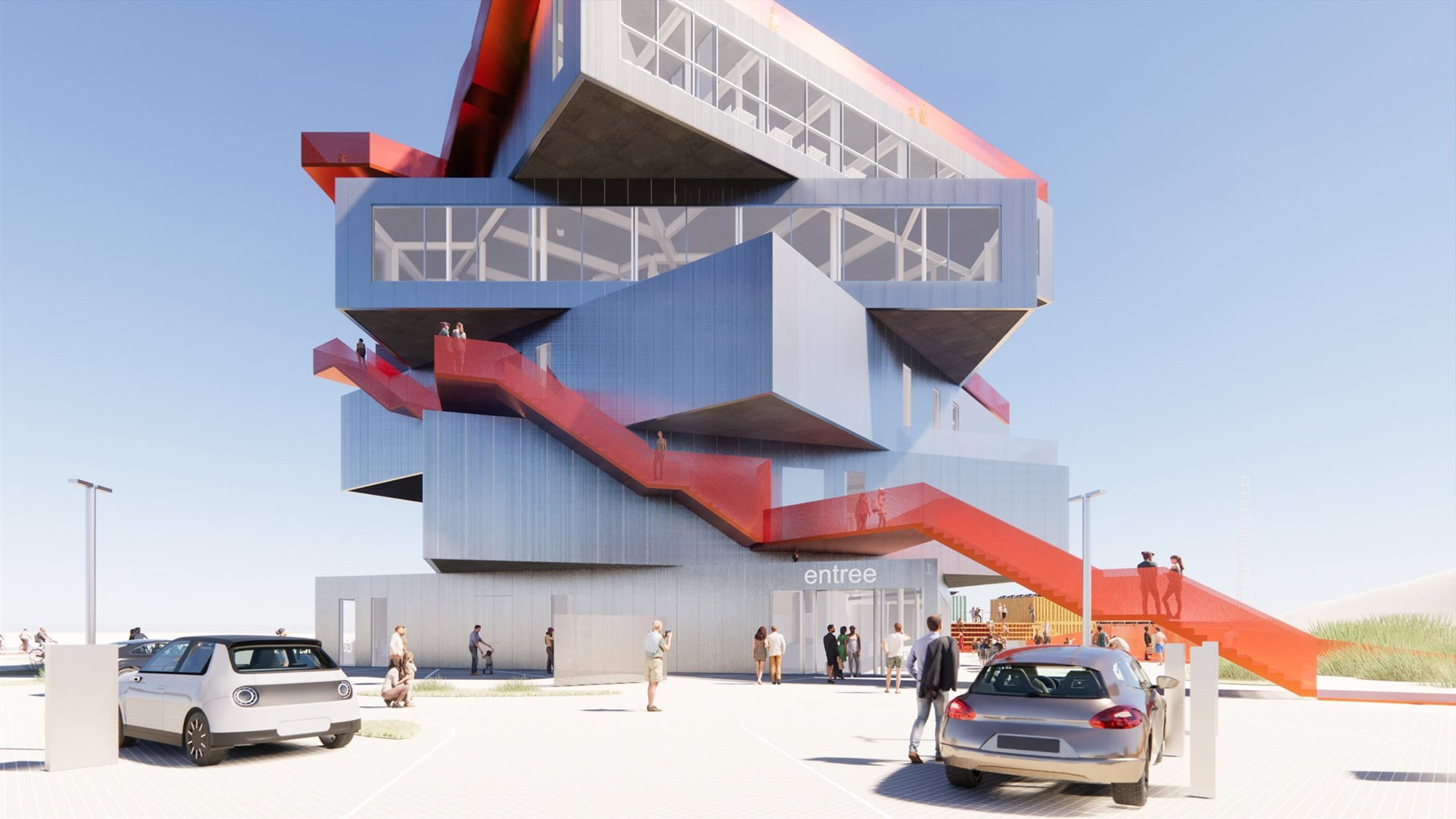 Harbour Experience Centre de MVRDV en el puerto de Rotterdam
