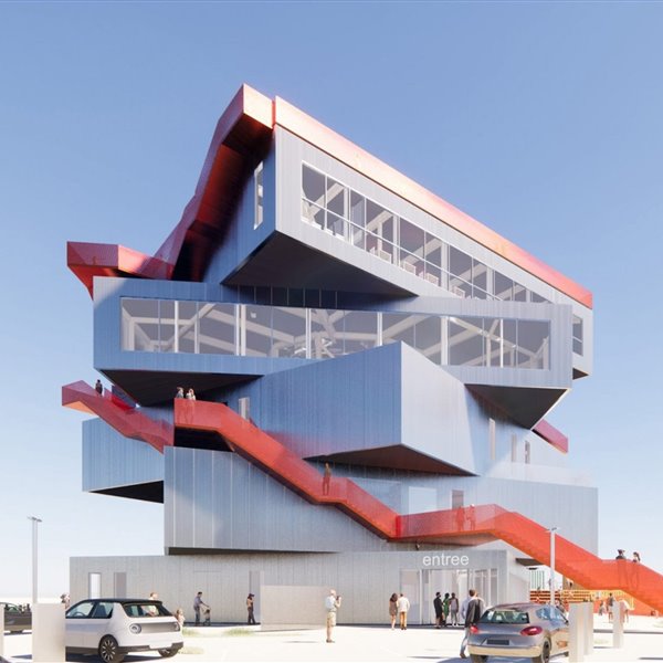 Harbour Experience Centre de MVRDV en el puerto de Rotterdam