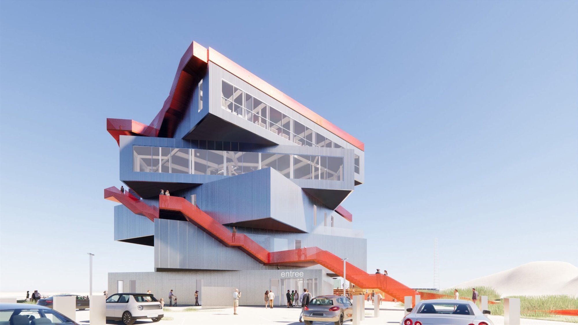 Harbour Experience Centre de MVRDV en el puerto de Rotterdam