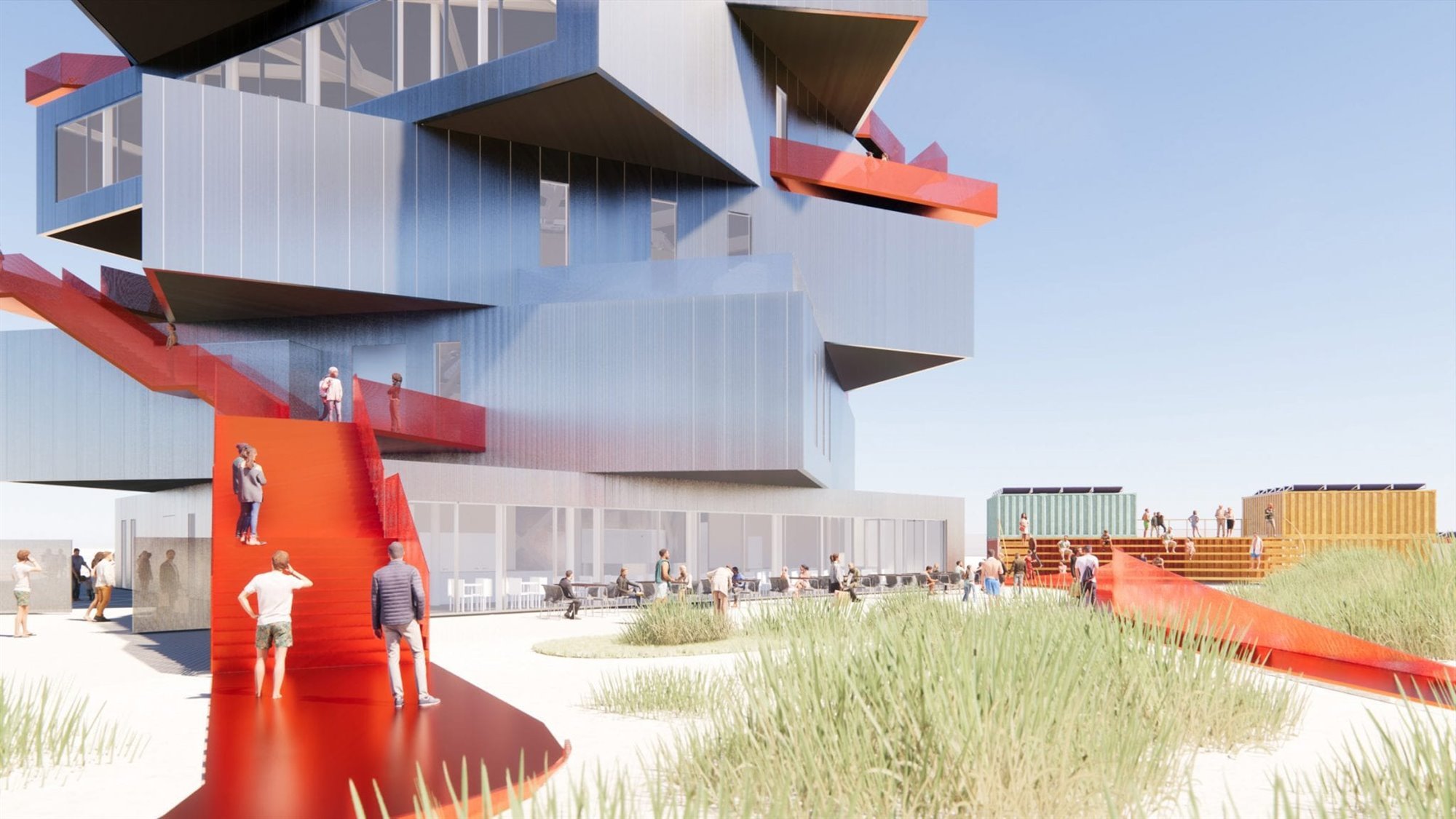 Harbour Experience Centre de MVRDV en el puerto de Rotterdam