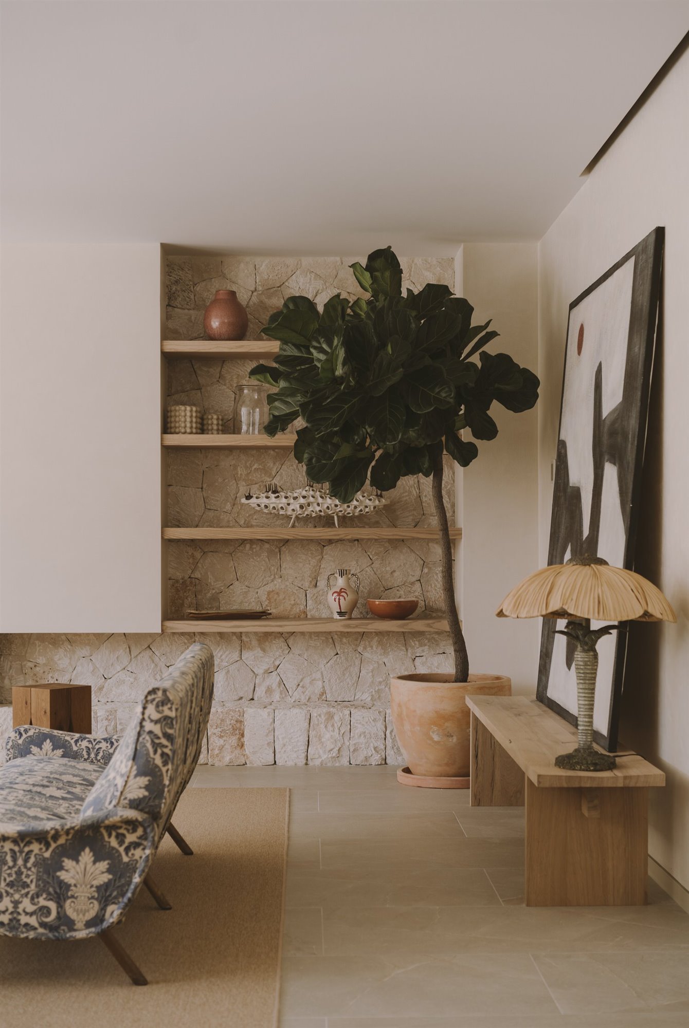 casa en Mallorca pared de piedra