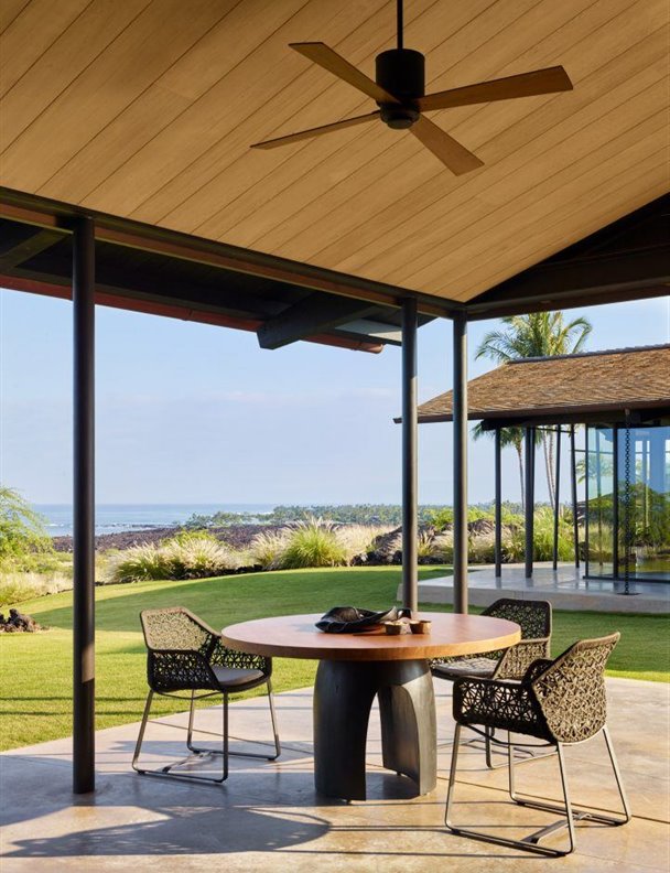 Esta casa se inspira en las tradicionales cabañas de Hawái 