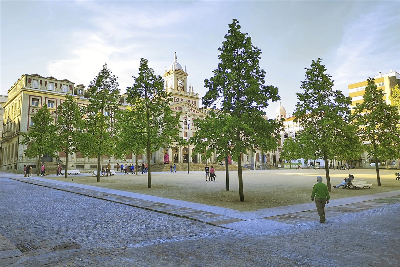 Remodelación de la Plaza de Armas de Ferrol, del arquitecto Carlos Alberto Pita Abad, premio Ciudad y Paisaje.