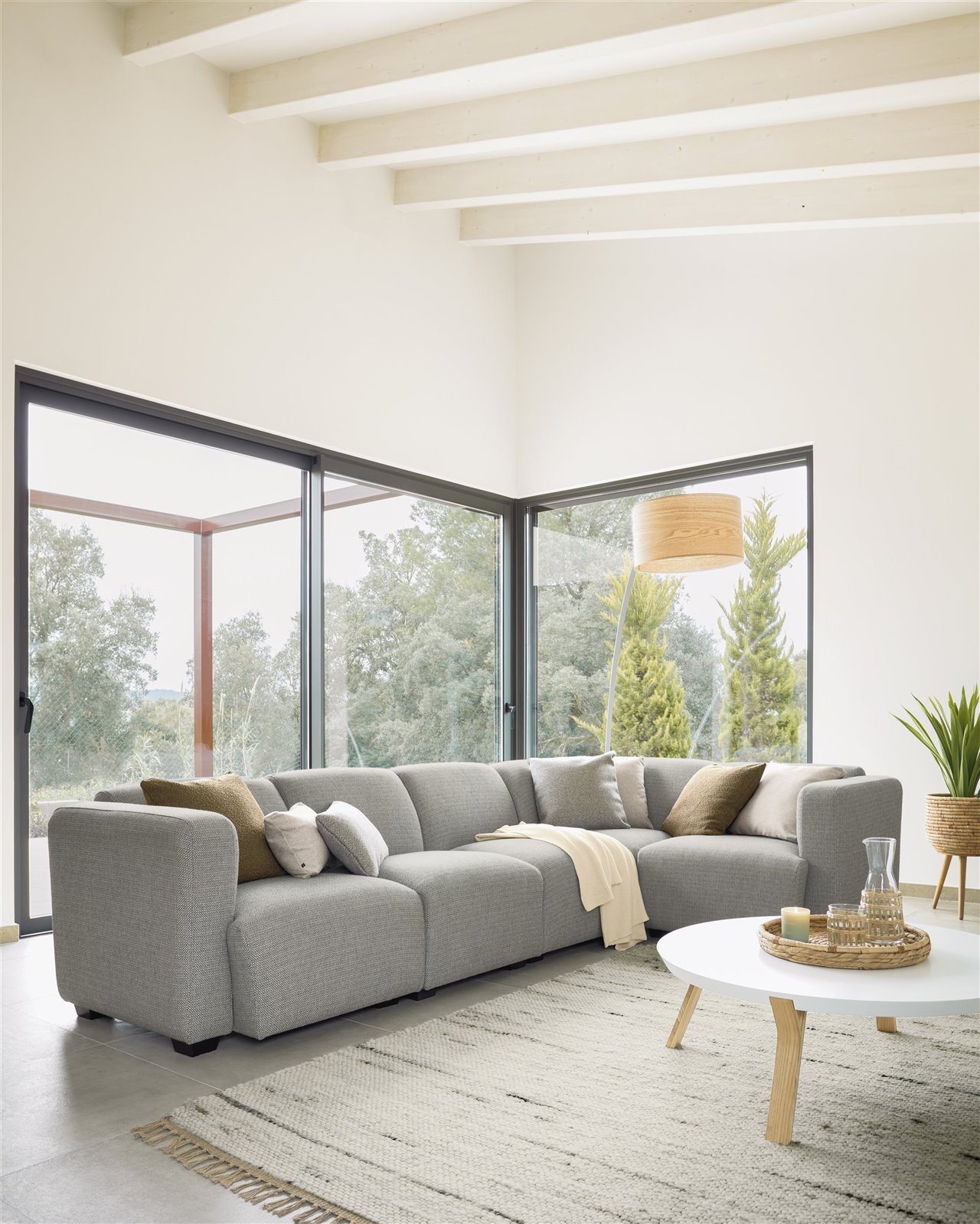 El sofá Legara, al ser modular, se adapta a tus necesidades. 