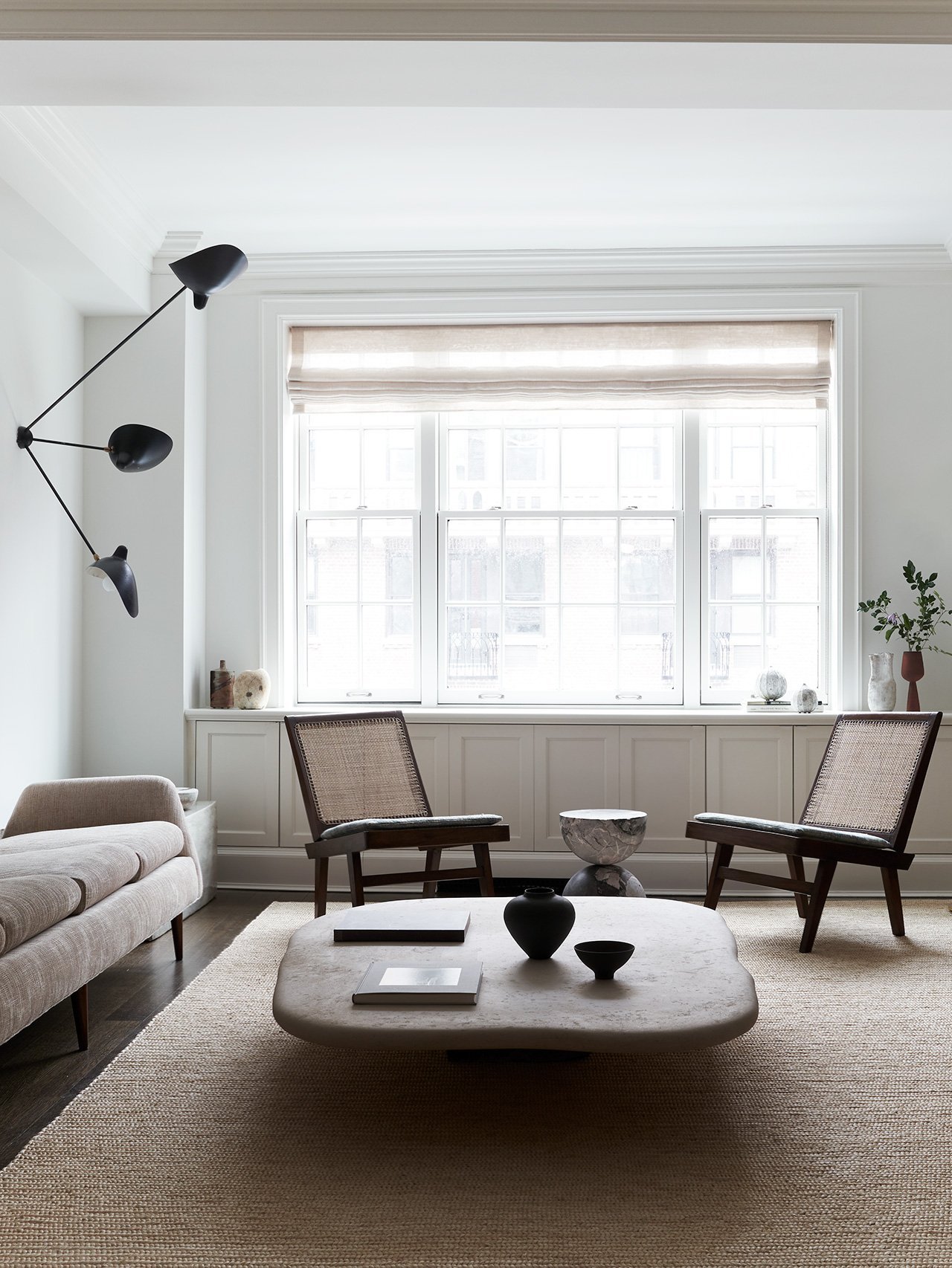 Interiorismo Mid-Century de un apartamento en el Greenwich Village de Nueva York por Sandra Weingort