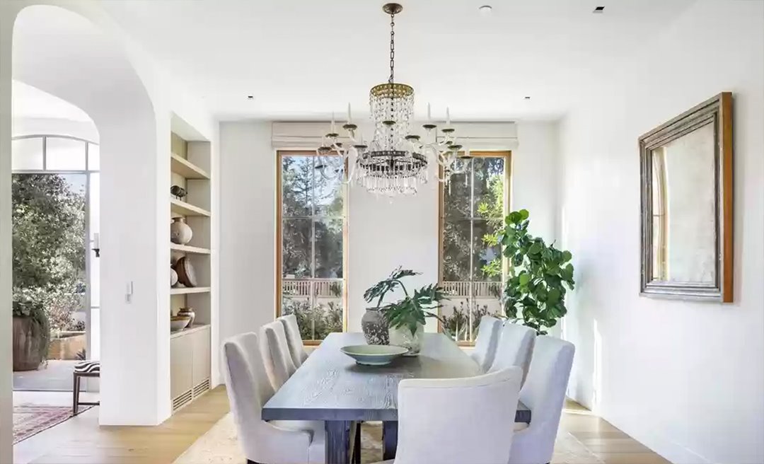 Casa actriz Michelle Pfeiffer en Los Angeles comedor
