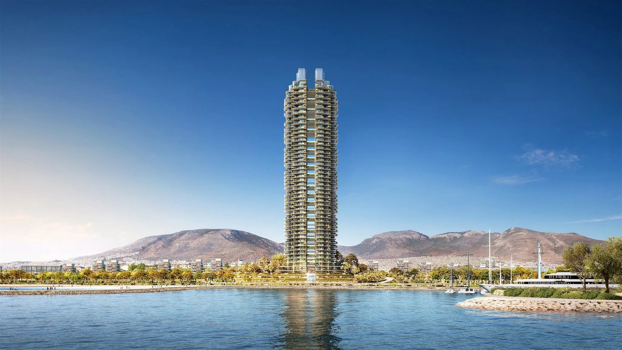 Marina Tower rascacielos en Grecia de Foster + Partners