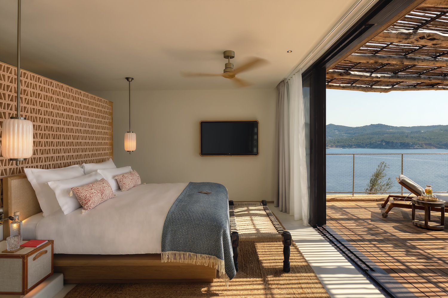 resort Six Senses Ibiza dormitorio terraza